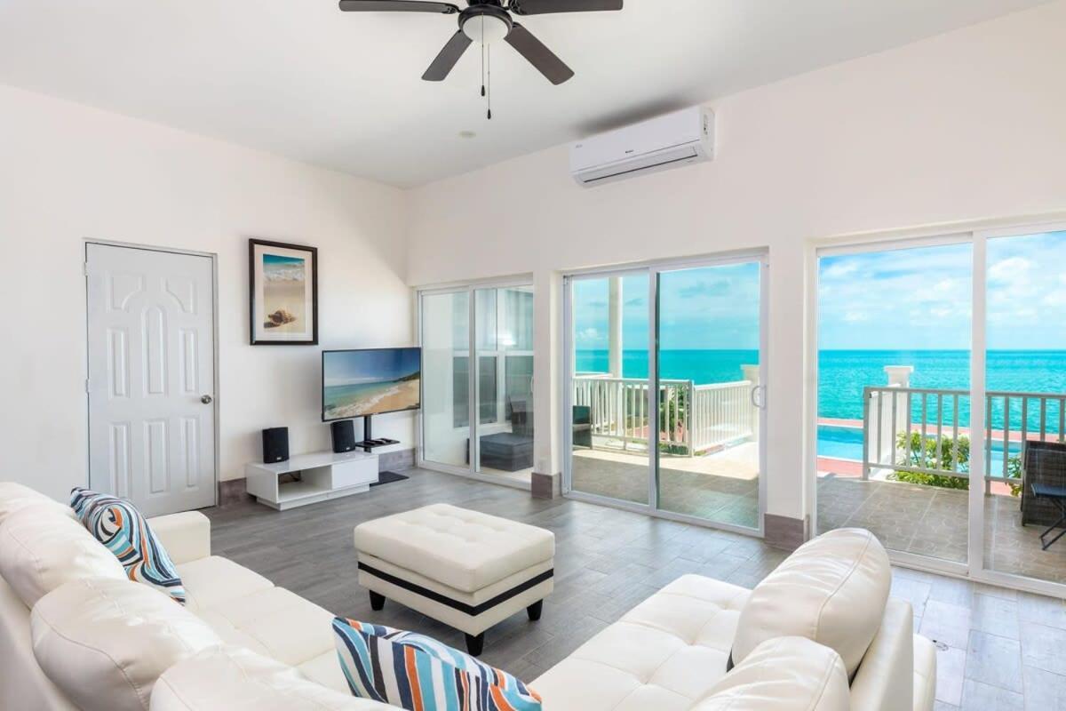 Breathtaking Turtle Tail Drive Oceanfront Villa Providenciales Exterior photo